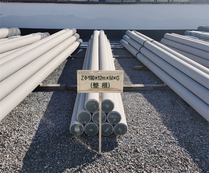 漳州190×12米钢筋混凝土水泥电线杆
